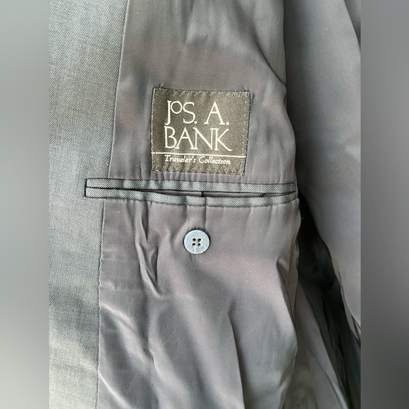 Jos A. Bank Navy Suitcoat 56 R - Picture 5 of 6